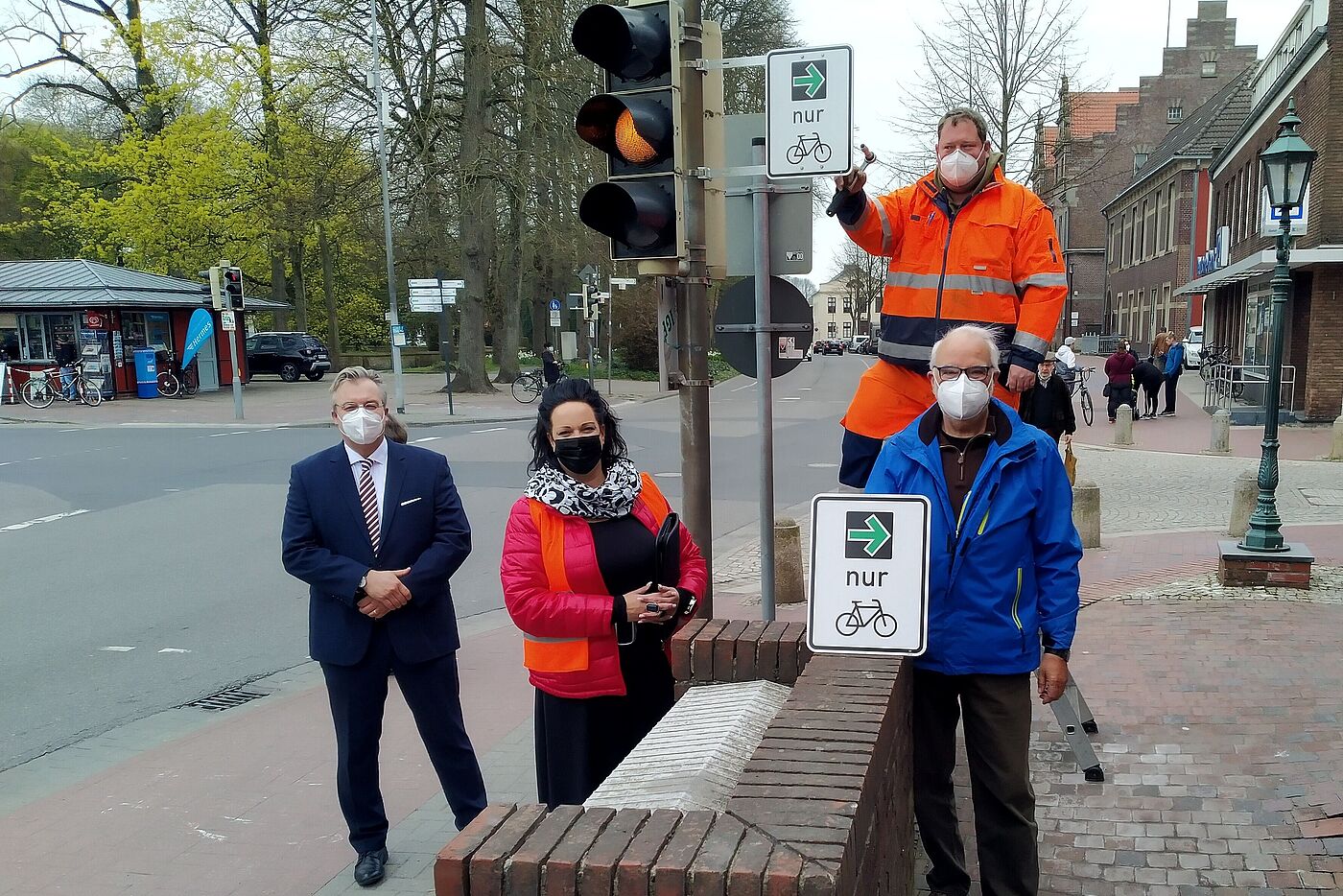 Grünpfeil für den Radverkehr