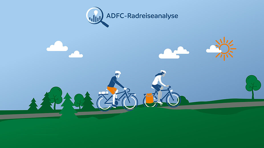 Keyvisual ADFC-Radreiseanalyse